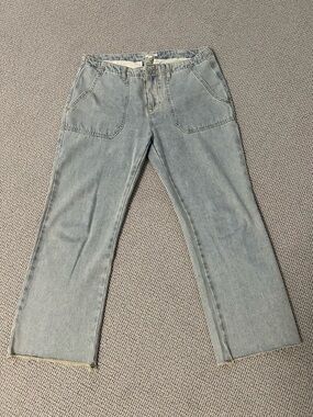 dylan Size 4 Light Wash Denim Jeans with Front Patch Pockets